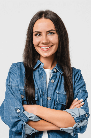 A young beautiful girl Smiling in this picture